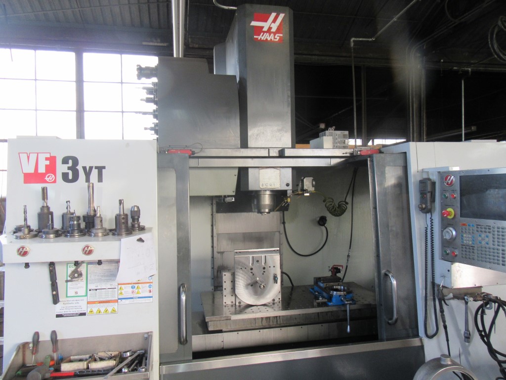 Haas VF-3YT, Machine ID: 8618